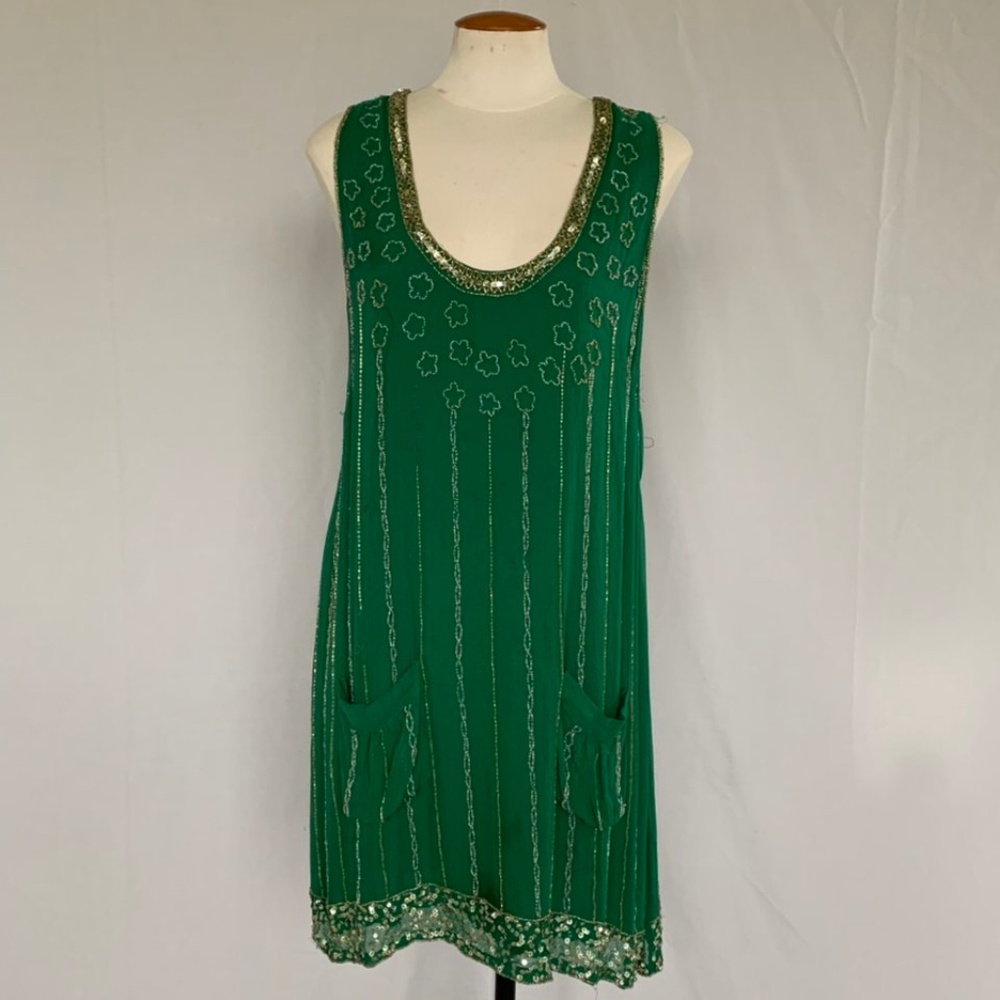 French Connection Daisy Beaded Shift Dress